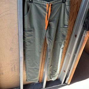 Figs Dark Olive Scrub Pants